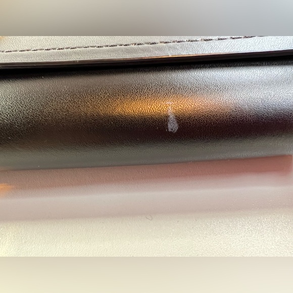 Kate Spade Arbour Hill Angelea Black Leather w/Pink Lining & Gold Chain - Picture 13 of 13